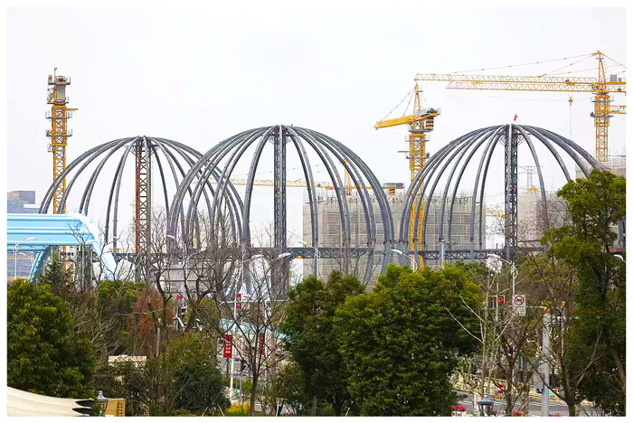 鋼結(jié)構(gòu)球幕體驗館